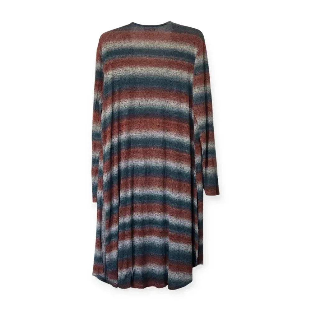 Maurice's | Colorblock Long Cardigan Sz L - Picture 3 of 8